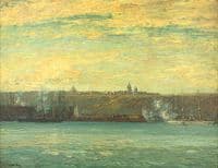 View of Quebec and the Saint Lawrence River