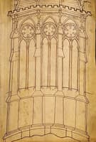 Sketch for the Cathedral in Reims (from 'Livre de Potraiture)