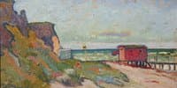 Bath Houses on the Beach