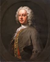Unknown man in a Grey Coat and Scarlet Waistcoat
