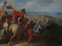 The Romans under Claudius Civilis Cerealis defeated by the treachery of a Batavian