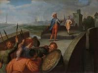 Peace negotiations between Claudius Civilis and Roman captain Cerealis