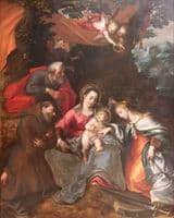 The mystical marriage of Saint Catherine