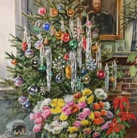 Decorated Christmas tree