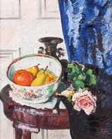 Pink Rose and Fruit