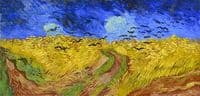 Wheatfield with Crows