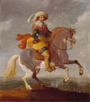 Prince Frederik Hendrik on Horseback with Maastricht in the Background