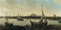 View of Haarlem from the Noorder Buiten Spaarne