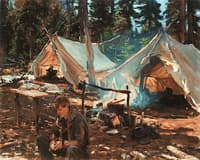 Tents at Lake O'Hara