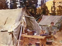 Camp at Lake O'Hara
