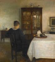 The Artist's Wife in an Interior
