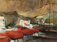 Interior of a Hospital Tent