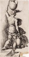 Woman with a water jug