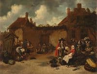 A vegetable and fruit market