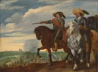 Frederick Henry and Ernst Casimir during the Siege of Den Bosch