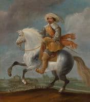 Prince Frederik Hendrik on Horseback