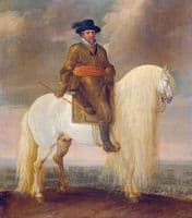 Prince Maurice on a White Stallion after the Victory in the Battle of Nieuwpoort