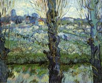 View of Arles, Flowering Orchards