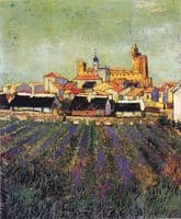 View of Saintes-Maries