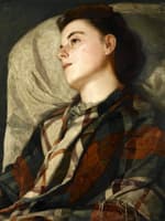Girl in a Plaid Shaw