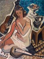 Woman with a Guitar