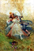 Lovers on a Bench