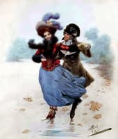 Couple Skating