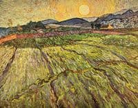 Enclosed Field with Rising Sun