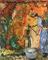 Woman at the Pump