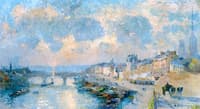 The Quai de Paris and the Port Corneille in Rouen