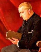 Reading man