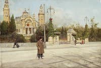 View of the Tonhalle Pavilion in Zurich