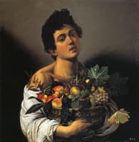 Boy with a Basket of Fruit