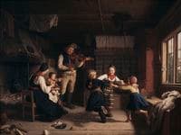Sunday Evening in a Farmhouse in Dalecarlia