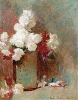 Chrysanthemums in Vase