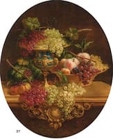 Fruit Still Life with Compote and Basket