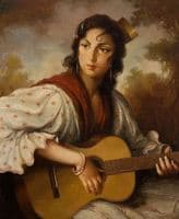 Woman with Guitar