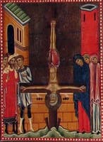 The Crucifixion of Saint Peter (detail from 'The Virgin with Saint Peter and Saint Paul')