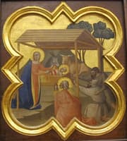 Nativity (detail from the Armadio de Santa Croce)