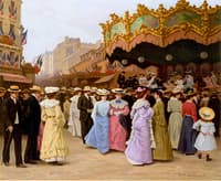 Le Fete de 14 Juillet - Place Blanche