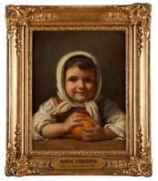 Girl with an Orange