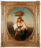 Italian Mother with a Basket