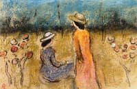 Landscape with Two Female Figures