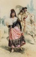 Woman with Fan
