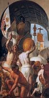 Part of the Triumphal Procession, with Standard-Bearers and Spoils of War