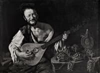Mendicante con liuto