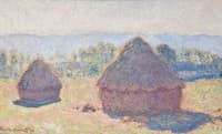 Grainstacks, In Bright Sunlight
