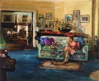 Interior of Artist's Home, Irvington-on Hudson