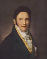 Adam Oehlenschläger, Danish poet and playrwight.