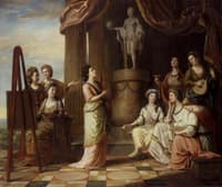 Portraits in the Characters of the Muses in the temple of Apollo